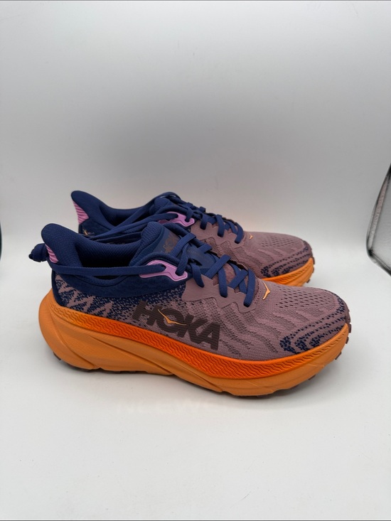 Hoka Shoes - Hoka Challenger ATR 7 women’s 6B. Pink Navy Orange Women's Running Shoes S14